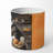 Pumpkin Pie Scented Tumbler Candle with Ceramic Holder