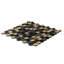 Eterna Hex 1" x 1" Honeycomb Glass Mosaic Floor and Wall Tile-108486539