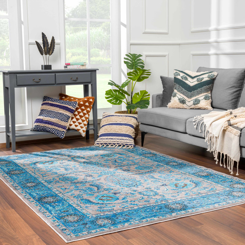 Eawood Oriental Indoor Rug, Rectangle 5'3" x 7'3"