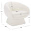 Fauteuil demi-tonneau en polyester 30,7 po Genata-731110784
