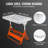 30.3'' W Height-Adjustable Workbench with Wheels