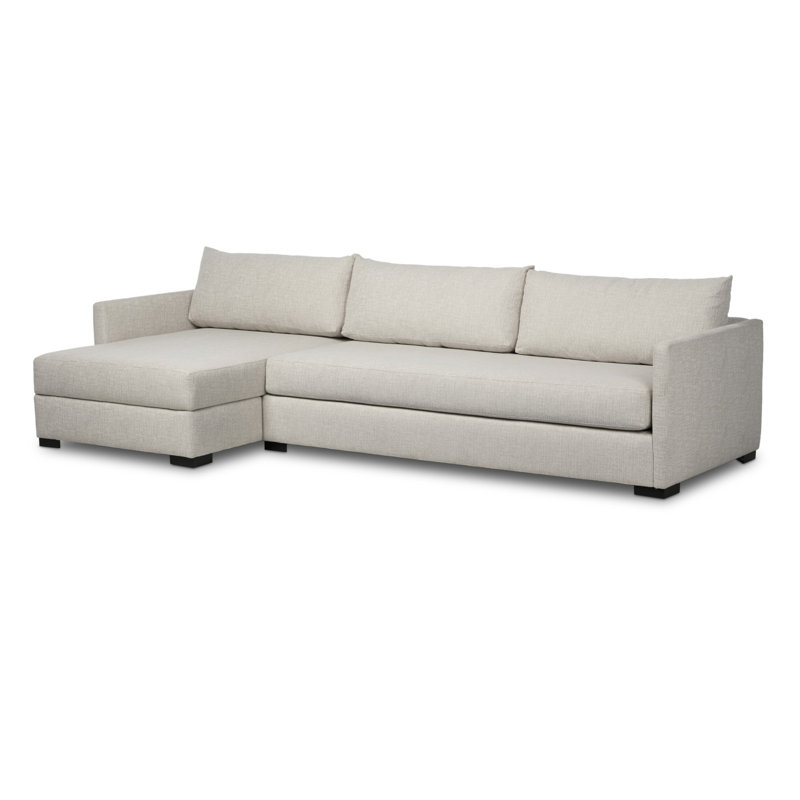Wickham Chaise Sectional, 35" H x 126.5" W x 61" D, Left Arm Facing