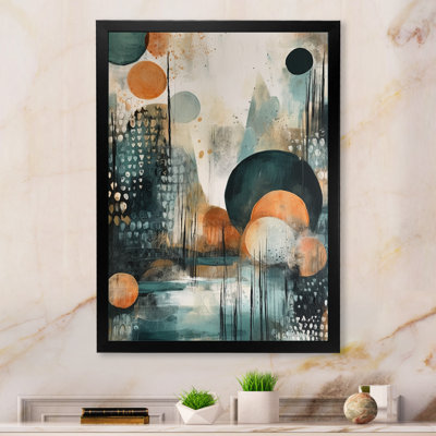 «Karenjit Green and Brown», reproduction artistique sur toile