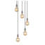 Luminaire suspendu pour grappe 5 lumières Pinnix-126397111