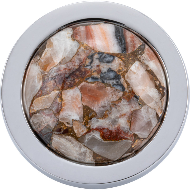 Firesky Diameter Knob, Mohave Yellow, Polished Chrome
