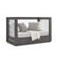 Vienna 4-In-1 Convertible Crib, Darkwash Ash With Acrylic