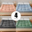 Grand matelas à carreaux 3D à bords 3D - 4 options de couleurs, respirant et durable