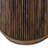 Clora 71" Ribbed Walnut Sideboard With Brass Handles