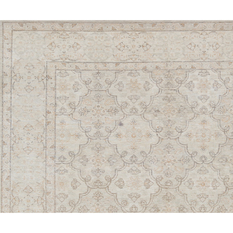 Ziegler Wool Oriental Area Rug in Beige