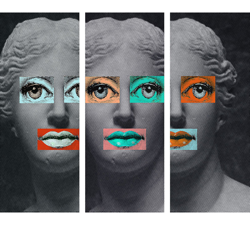 Venus Triptych I par Jeffrey Goodman, Image au gel brossé