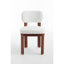 Chaises de salle à manger de style campagnard, chaises de salle à manger et de cuisine rembourrées en tissu moderne, ensemble de salle à manger sans accoudoirs pour le salon, ensemble de 2