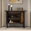 Console rétro avec armoire