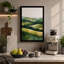 Layered Landscape Scandinavian - Wrapped Canvas-647883926-647883927