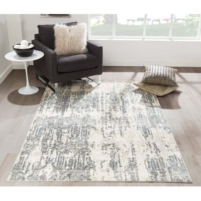 Tapis gris Claudia
