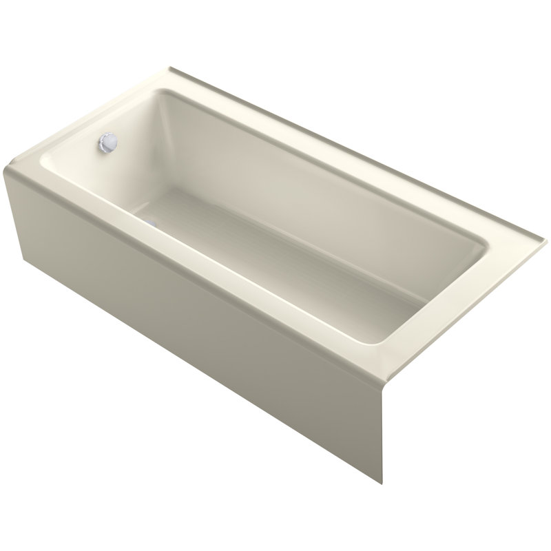 Bellwether Alcove 66" x 32" Soaking Bathtub, Almond