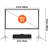 VEVOR Outdoor Portable Projector Screen Projector Screen