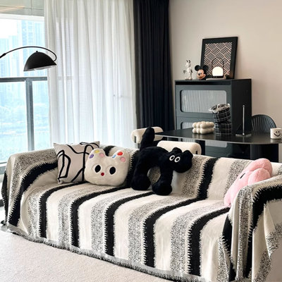 Housse pour canapé en chenille