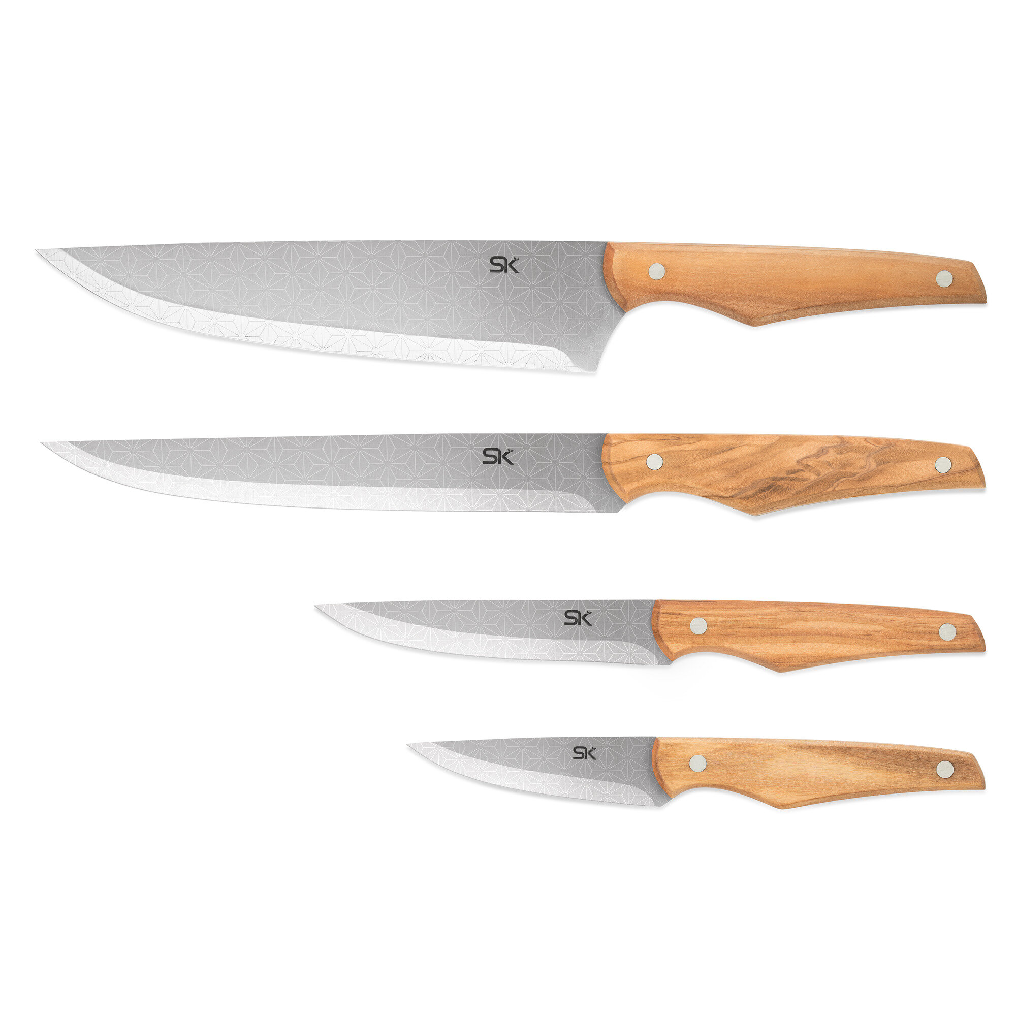 Knife Set with Blade Guards 5-piece Skandia by Hampton Forge