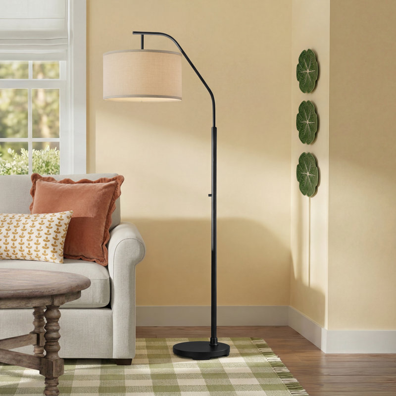 Greenbury 66'' Black Task Floor Lamp