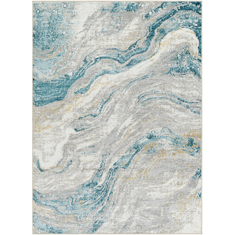 Cynthya Abstract Indoor Rug, Rectangle 5'3" x 7'