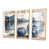 Toile naturelle avec cadre flottant