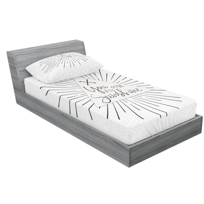 Microfiber Sheet Set, Twin XL Sheet Set with Fitted Sheet