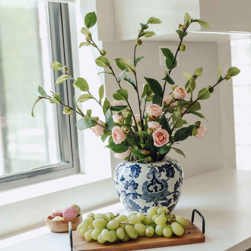 Beau Toile Rose Branch Arrangement