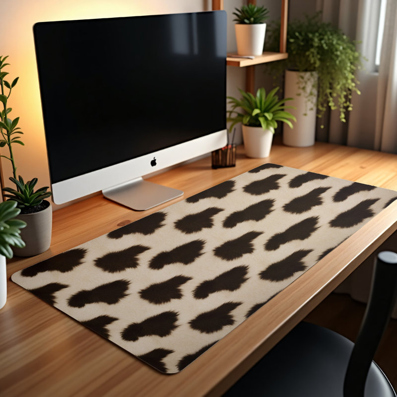 Polyester Desk Pad, 14.4x12.1