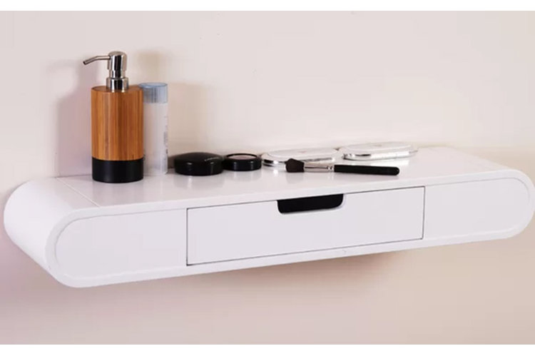 floating shelf with drawer