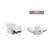 Elegant White Recliner With Padded Arms-2082208703