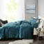 Teal Velvet Comforter For Twin/twin Xl Beds - Fill Diamond With Decorative Pillow Machine Washable, Steam Iron Fashionable Look Luxury Filling Includes Throw-118642767-118642763