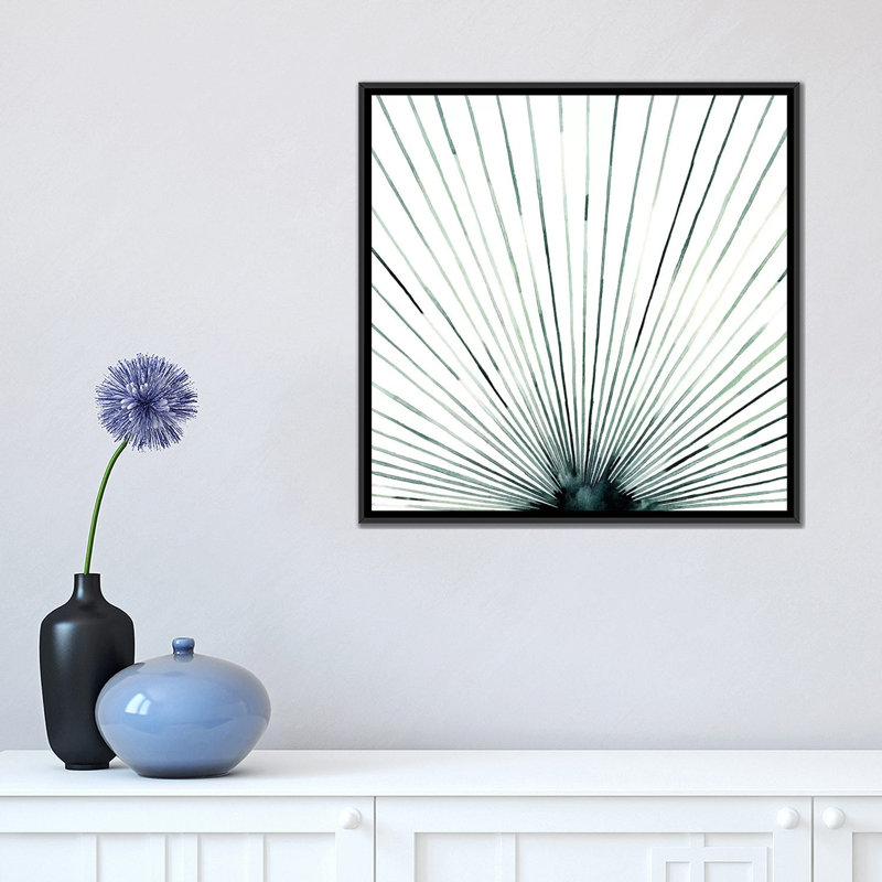 «Strobe I», reproduction sur toile, H 18 po x l 18 po x P 1,5 po, Toile avec cadre noir, Pas de tapis