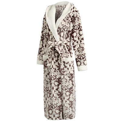 Parkside Fleece Girl / Woman+ Mid-Calf Bathrobe with Pockets and Hood