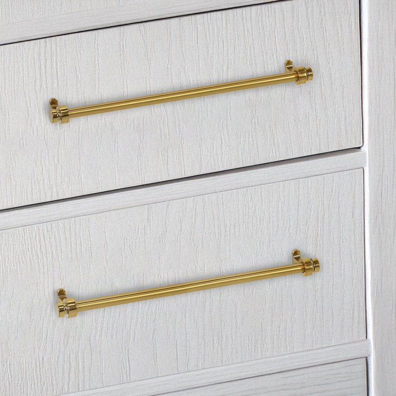 Drawer Pull Vintage 10"  Brass 2-Pack, 10", 2