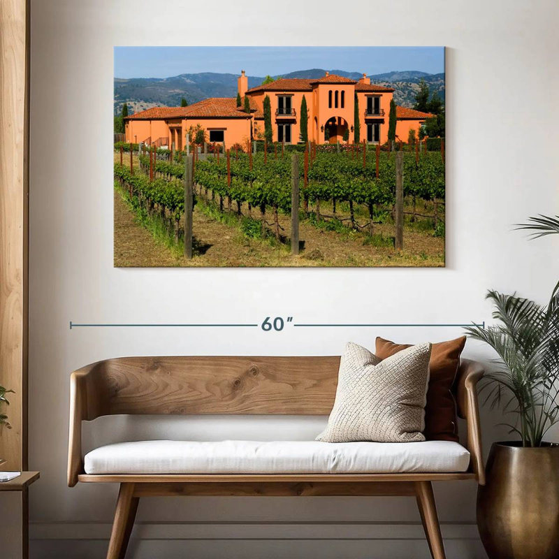 Alvord Winery At Sunset, 32" H x 48" W