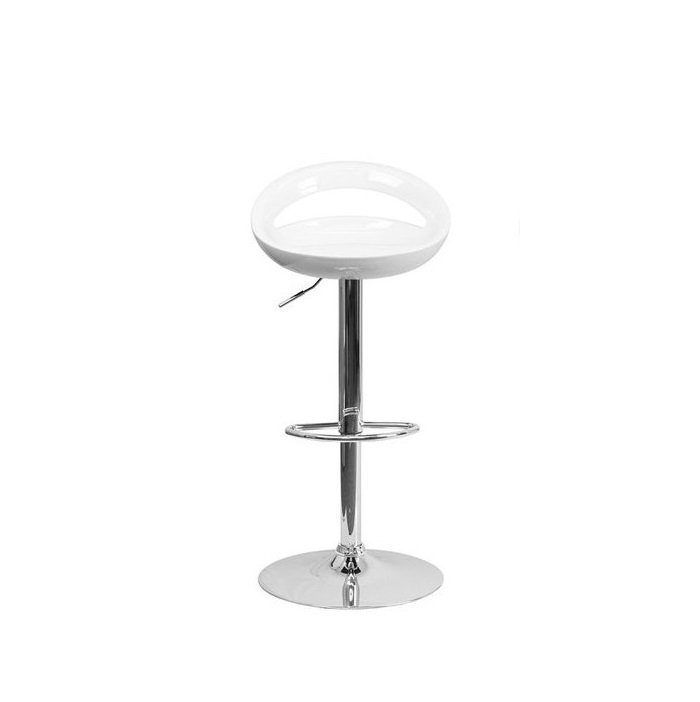 Draydon Swivel Adjustable Height Counter Stool with Metal Frame
