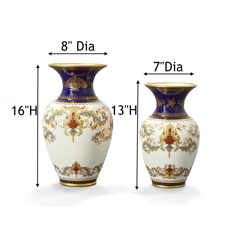 Nelle Ceramic / Porcelain Table Vase