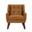 Jaqueze Upholstered Faux Leather Tufted Square Arm Accent Chair-1245556926