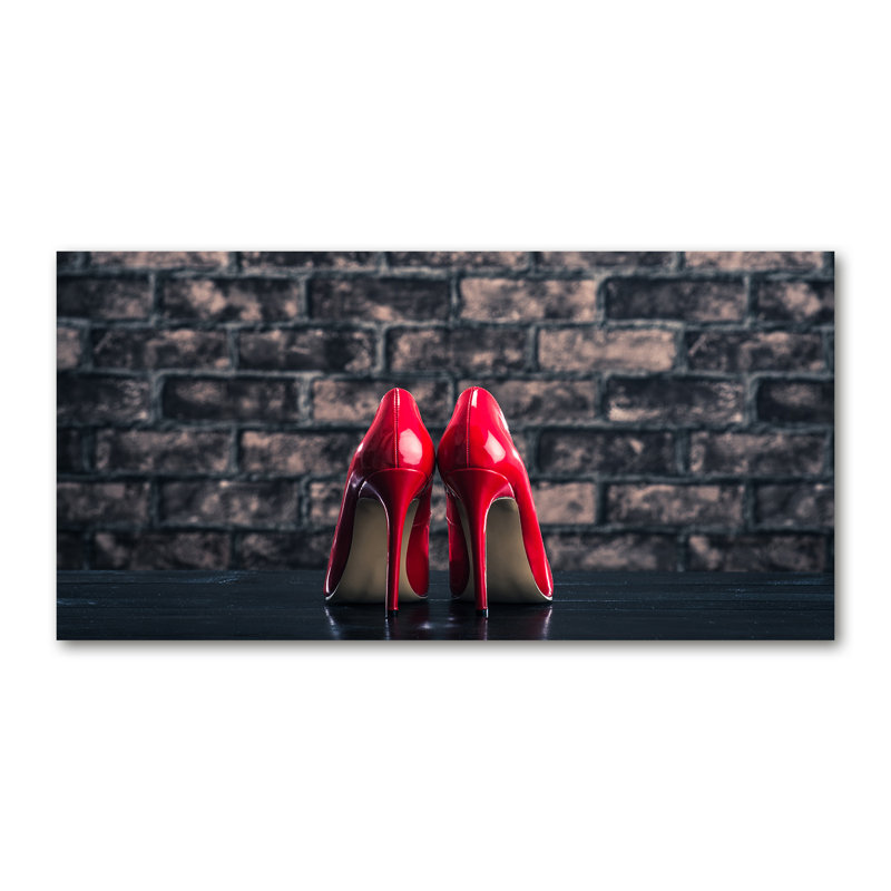 Red Heels - Wrapped Canvas Print
