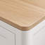 Table de chevet moderne Abra 19,68 po à 2 tiroirs, sans poignée et aux bords arrondis (ensemble de 2)-727491028-613055629