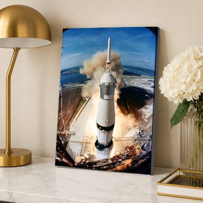 Apollo 11 Heavy Rocket Launch HD Poster