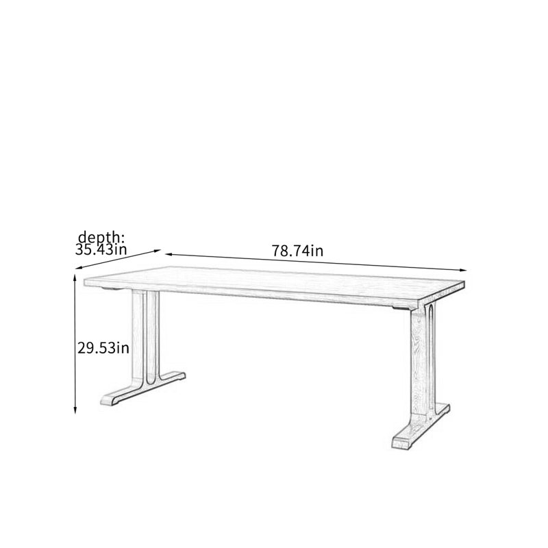 Broten, 29.53"H x 78.74"L x 35.43"W