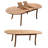 Tre 10 - Person Teak Wood Patio Dining Set with Oval Table-1357180741-1357180742