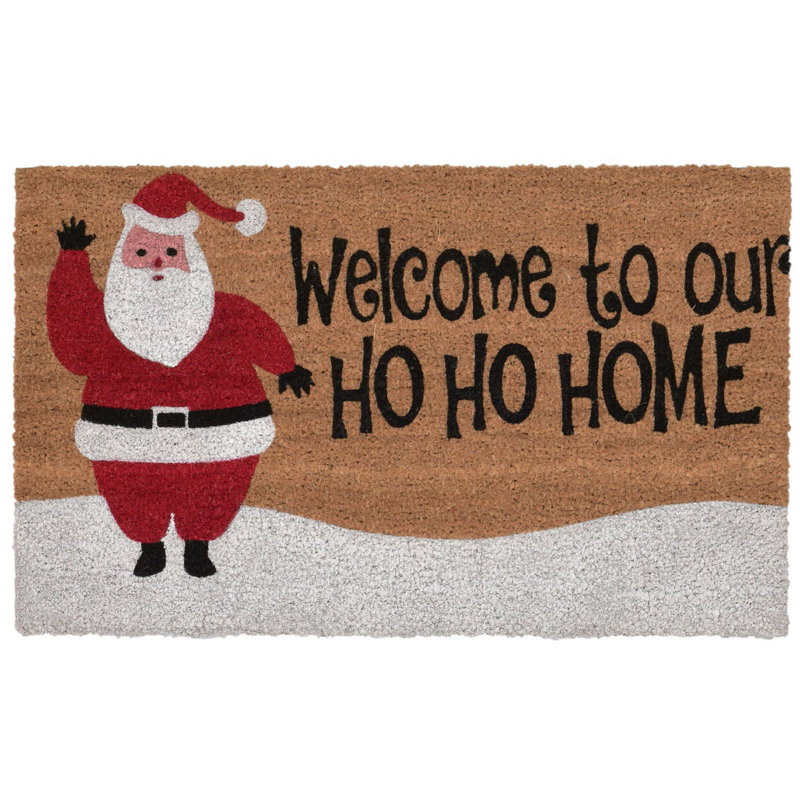 Fluellen Non-Slip Christmas Doormat, 18" W x 30" L