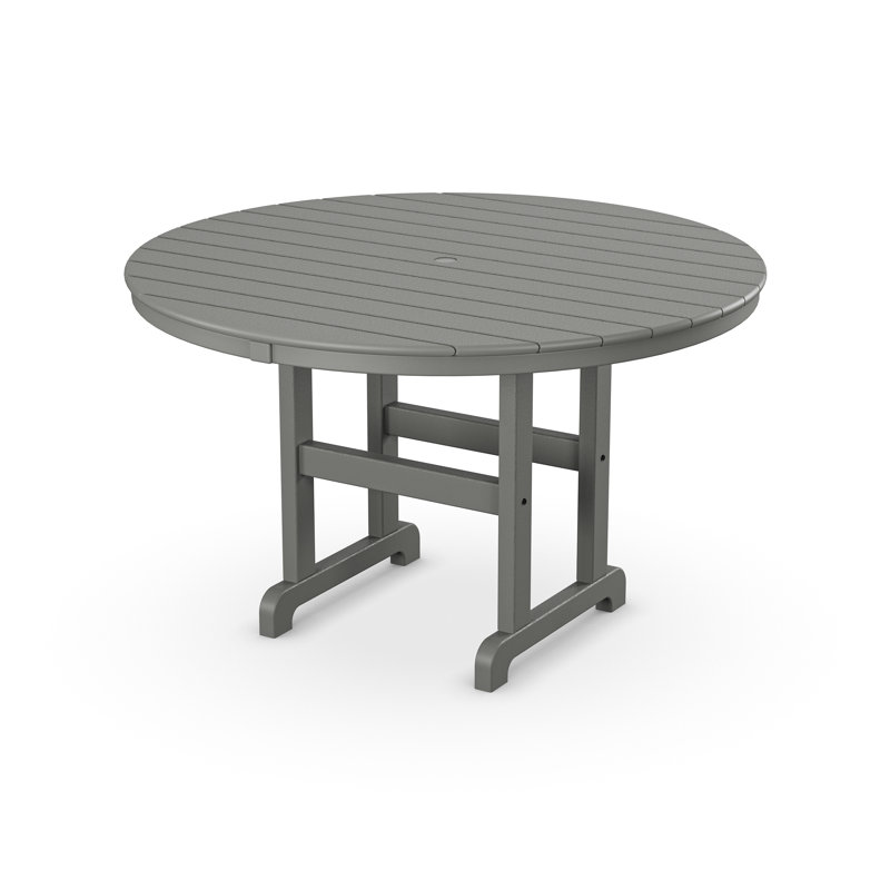 Table de salle à manger POLYWOOD Monterey Bay, Gris, 48 po