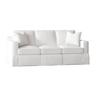 McAlester 85'' Slipcovered Sofa