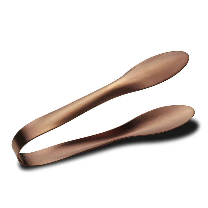 Stainless Steel Salad / Serving Tongs, Rose Gold Matte