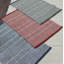 Tapis rouge en coton tissé à la main Shannock-1086696829