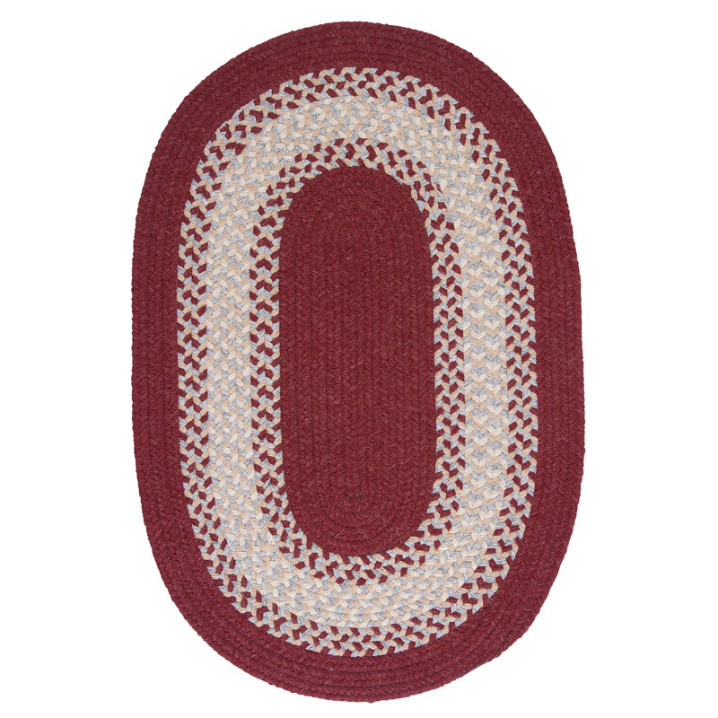 Tapis décoratif à baies tressées serpour, Ovale 3 pi x 5 pi