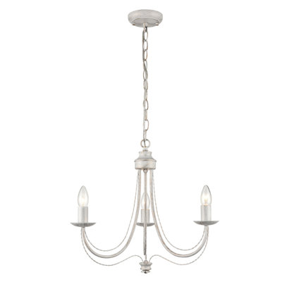 Neville 3 - Light White Lantern Pendant